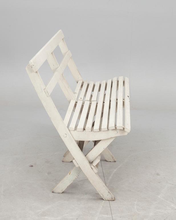 TRÄDGÅRDSMÖBLEMANG, 4 delar, 1900-talets mitt/andra hälft.