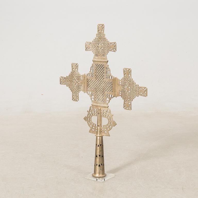 Processionskors, koptiskt, Etiopien.