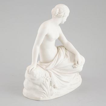 WILLIAM CALDER MARSHALL, after, a parian figurine, signed, early 20th century.