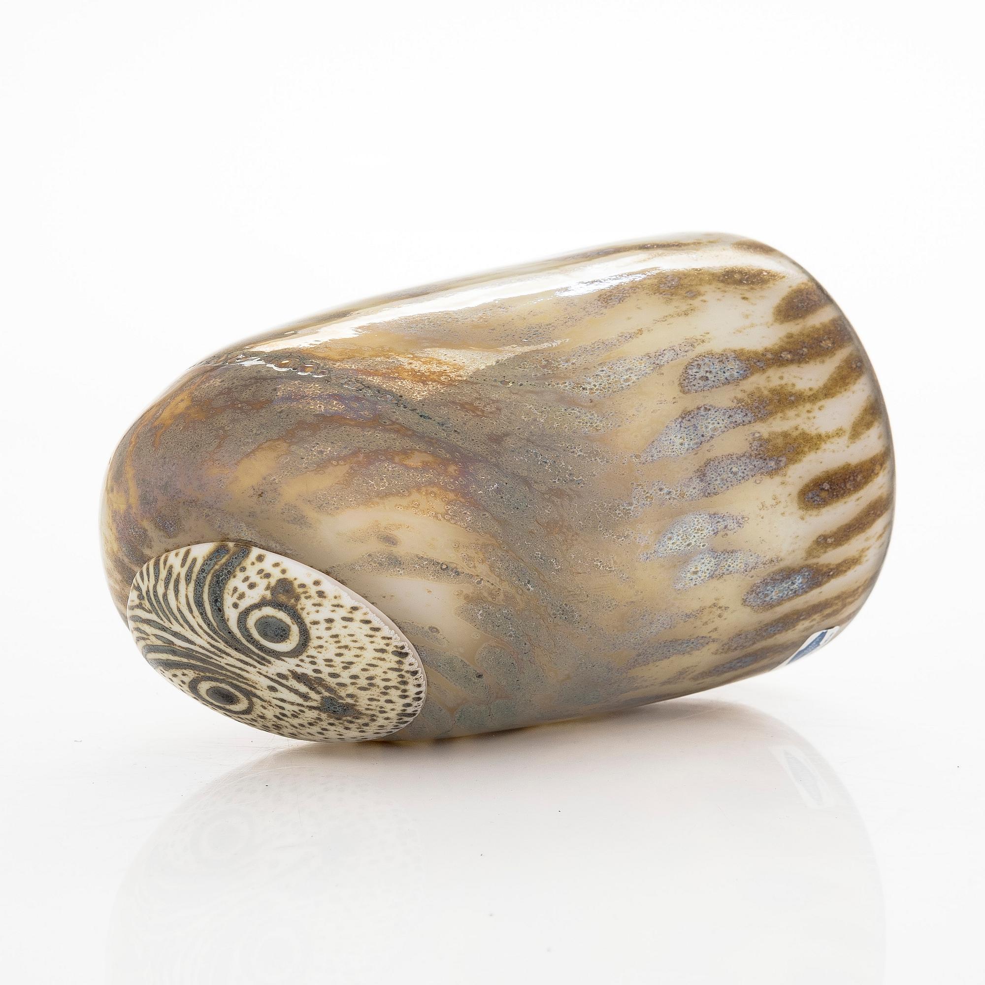 Oiva Toikka, An 'Eagle Owl' glass bird, signed Oiva Toikka Nuutajärvi Notsjö.