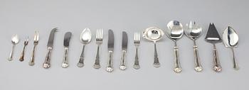 BESTICKSUPPSÄTTNING, 92 delar, silver "Chippendale", Kultakeskus 1990-tal.
