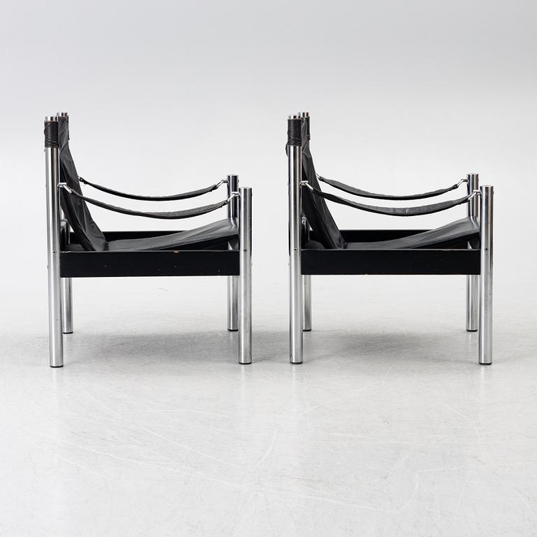 A pair of armchairs, Johansson Design, Markaryd, second half of the 20th century.