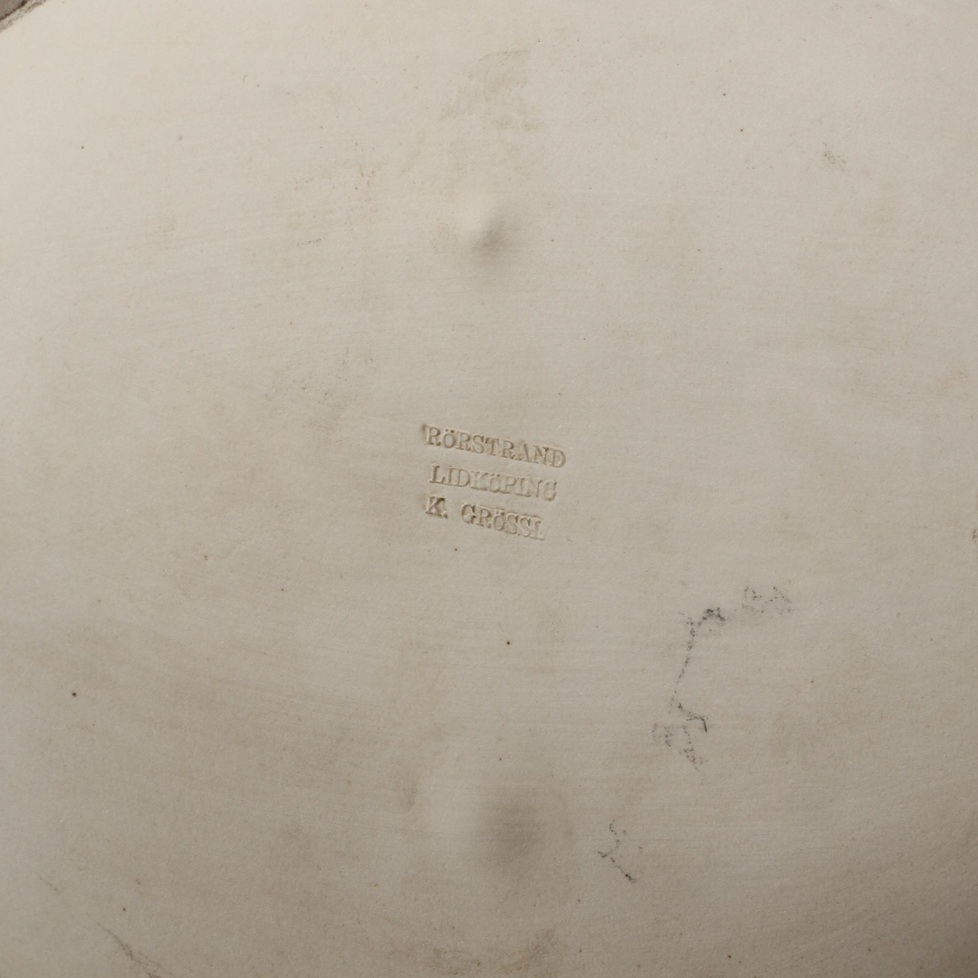 FIGURIN, stengods, Karl Grössl, Rörstrand, 1900-tal.