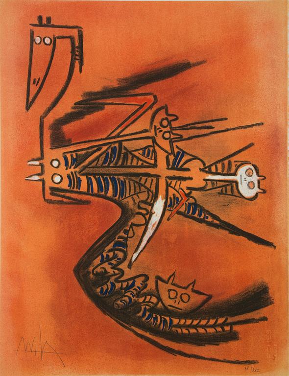 WIFREDO LAM, lithographs in colour, signed and numbered 78/262.