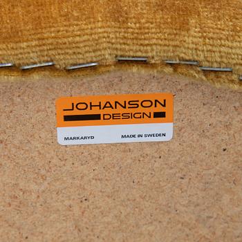 Three barstools, Johansson Design.