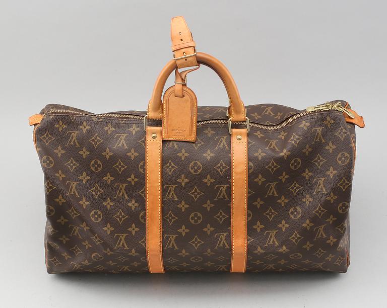 VÄSKA, Louis Vuitton, "Keepall 50", weekendbag.