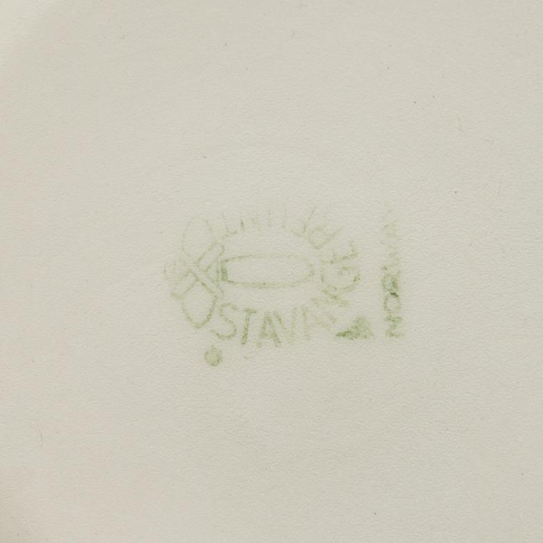 Service 18 + 4 dlr Stavangerflint Norway mid/second half of the 20th century porcelain.