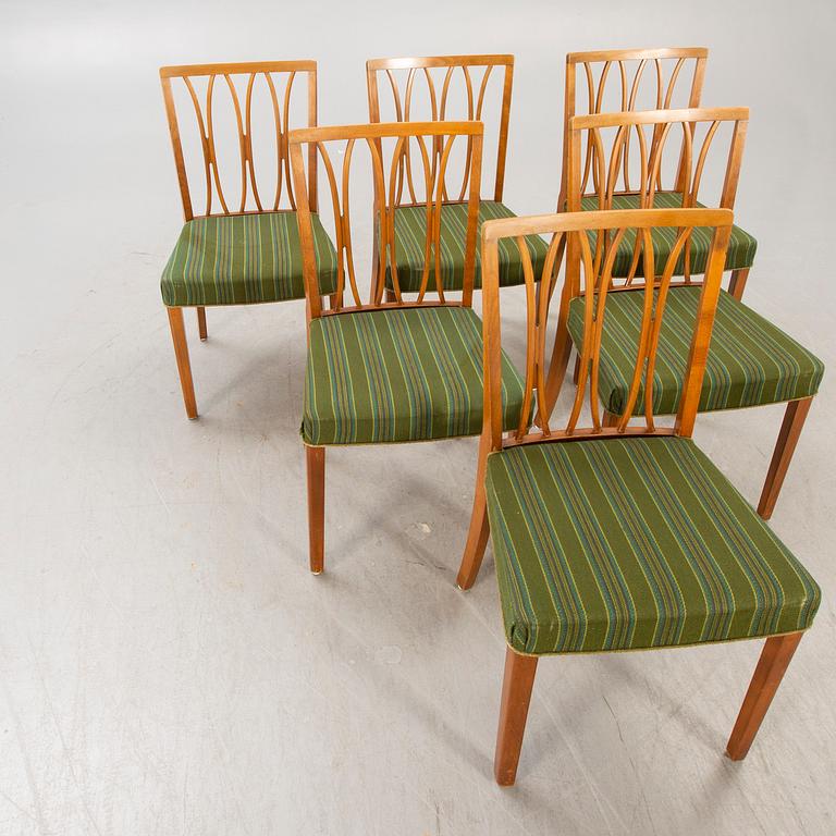 Stolar, 6 st, Danmark, 1940-50-tal.