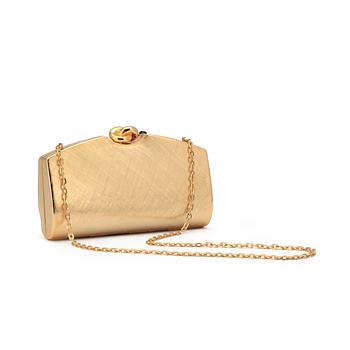 377. RODO, a brass evening bag.