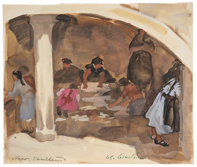 Lotte Laserstein, Motiv från Nago, Italien.