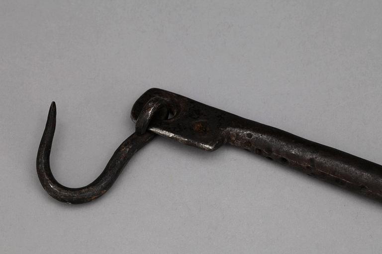 BESSMAN, smidesjärn, bär årtalet 1663.