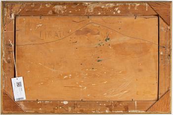 Otte Sköld, oil on panel, signed.