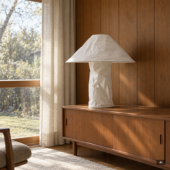 Ingo Maurer, Bordslampa, "Lampampe",