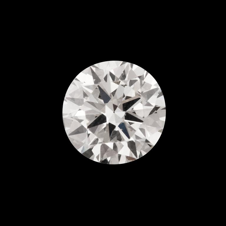 A brilliant cut diamond, 1.83 cts.