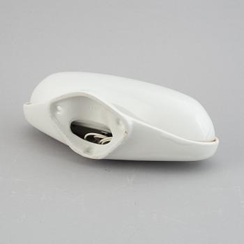 WILHELM WAGENFELD, three ceramic wall lights, Lindner Keramik, Bamberg, 1950's/60's.