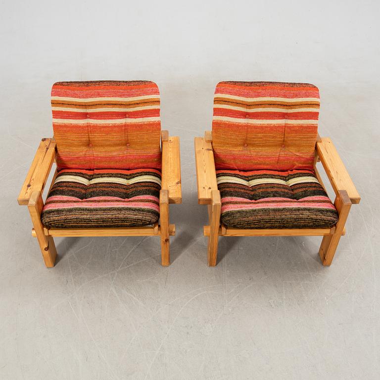 Yngve Ekström, fåtöljer ett par "Dymling" för Swedese 1970-tal.