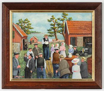 BERT-HÅGE HÄWERÖ, olja på duk, signerad och daterad 1974.