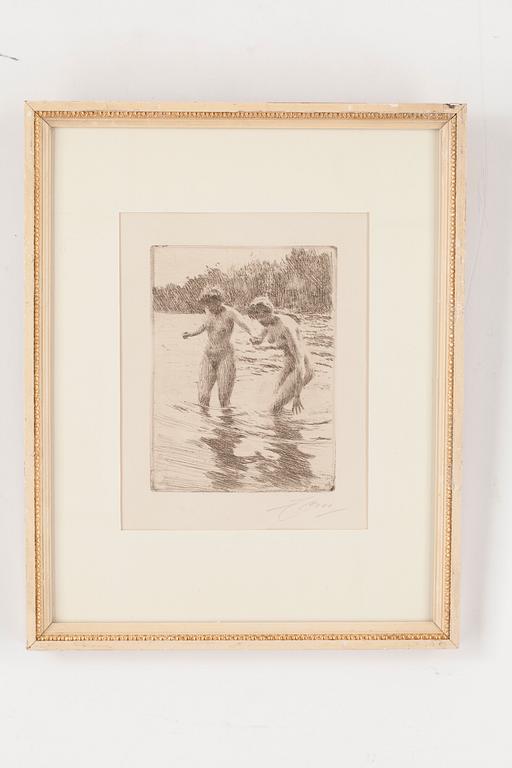 Anders Zorn, "Two bathers".