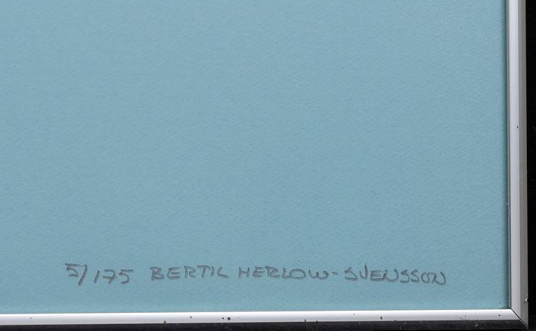 BERTIL HERLOW SVENSSON, färglitografier, 4 st, signerade och numrerade 5/175.