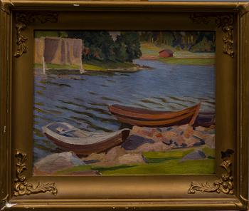 ALI MUNSTERHJELM, olja på duk, signerad.