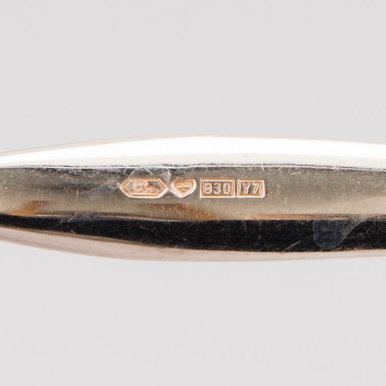 TAPIO WIRKKALA, ATERINSARJA, 57 osaa, hopeaa, "Tapio", Hopea-/Kultakeskus, Hämeenlinna 1961-76.