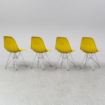 CHARLES AND RAY EAMES, six DSR chairs, Vitra, 2011.