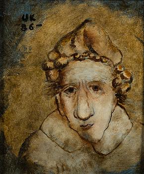 oil on board, signed UK and dated -86-. - Bukowskis