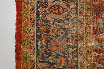 Matta, antik, Ziegler Mahal, ca 446 x 418 cm.