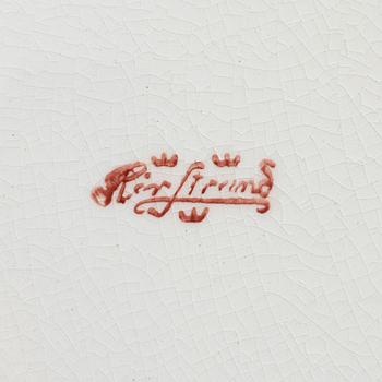 An eleven-piece crayfish service, Rörstrand, early 20th century.