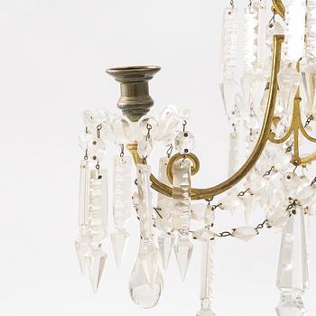 Chandelier, Oscar II period, late 19th century.