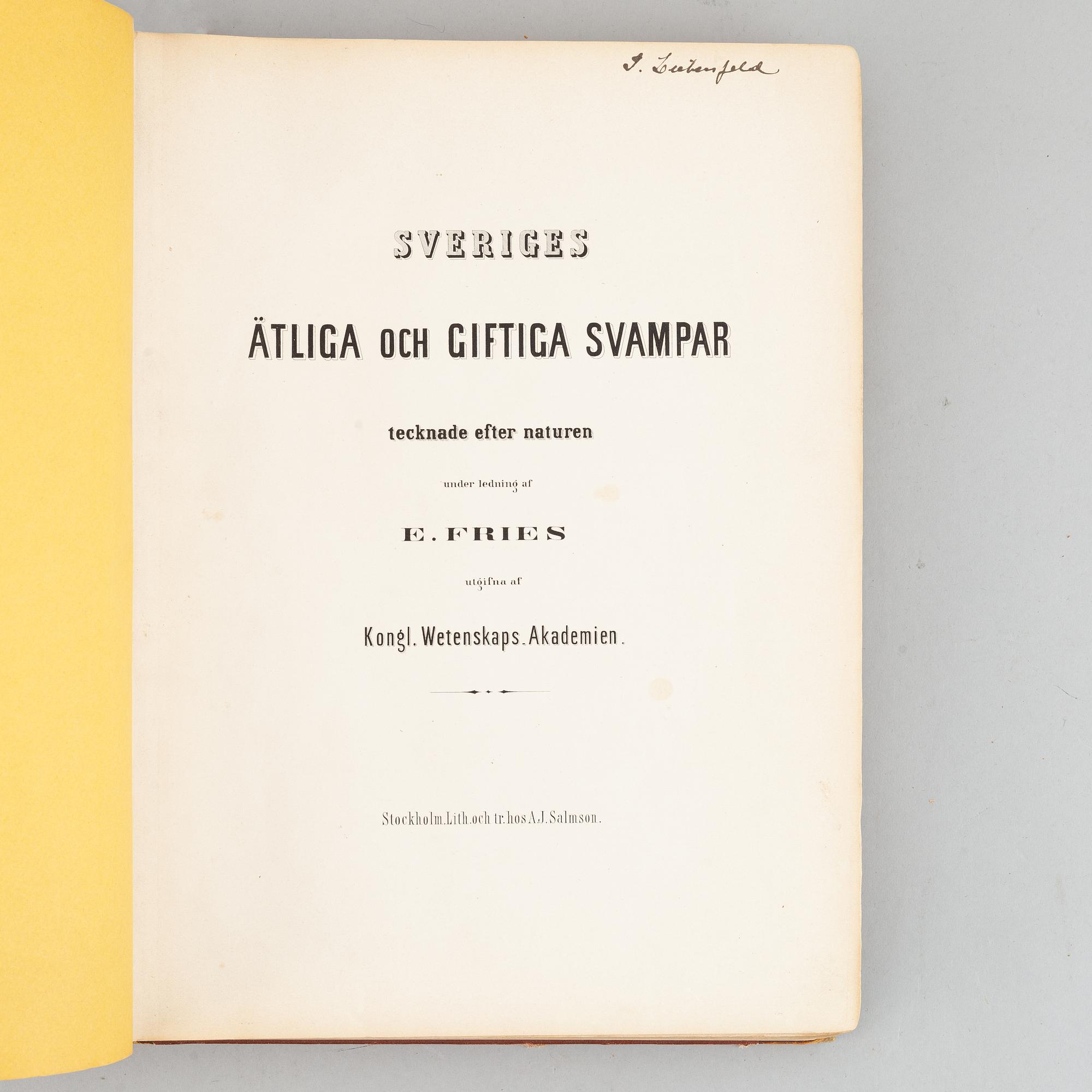 With 94 chromolithographs of mushrooms.