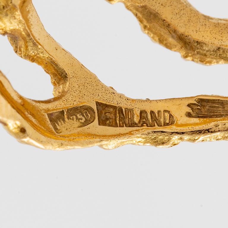 Björn Weckström, a ring, "Octobus", 18K gold with pearls, Lapponia.