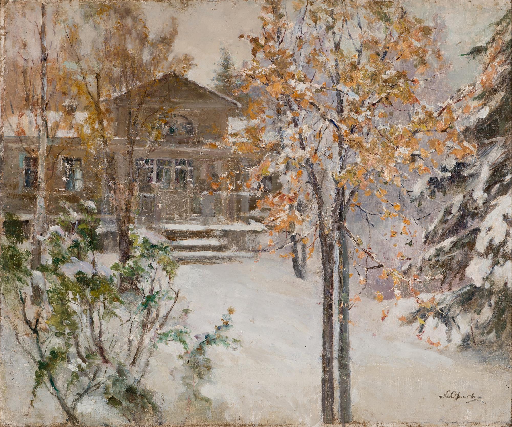 Alexandr Grigoriev Orlov, oil on canvas, signed.