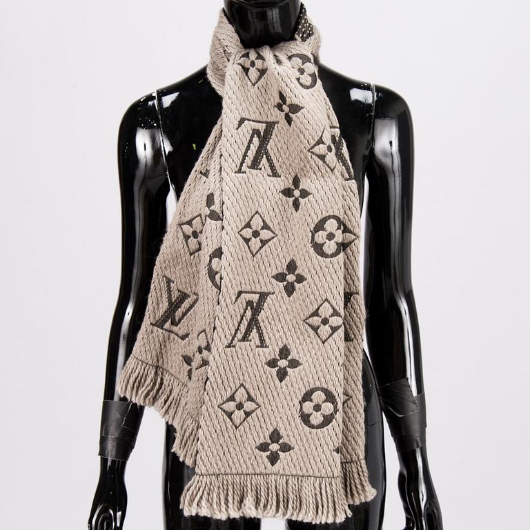 LOUIS VUITTON, "Logomania", scarf.