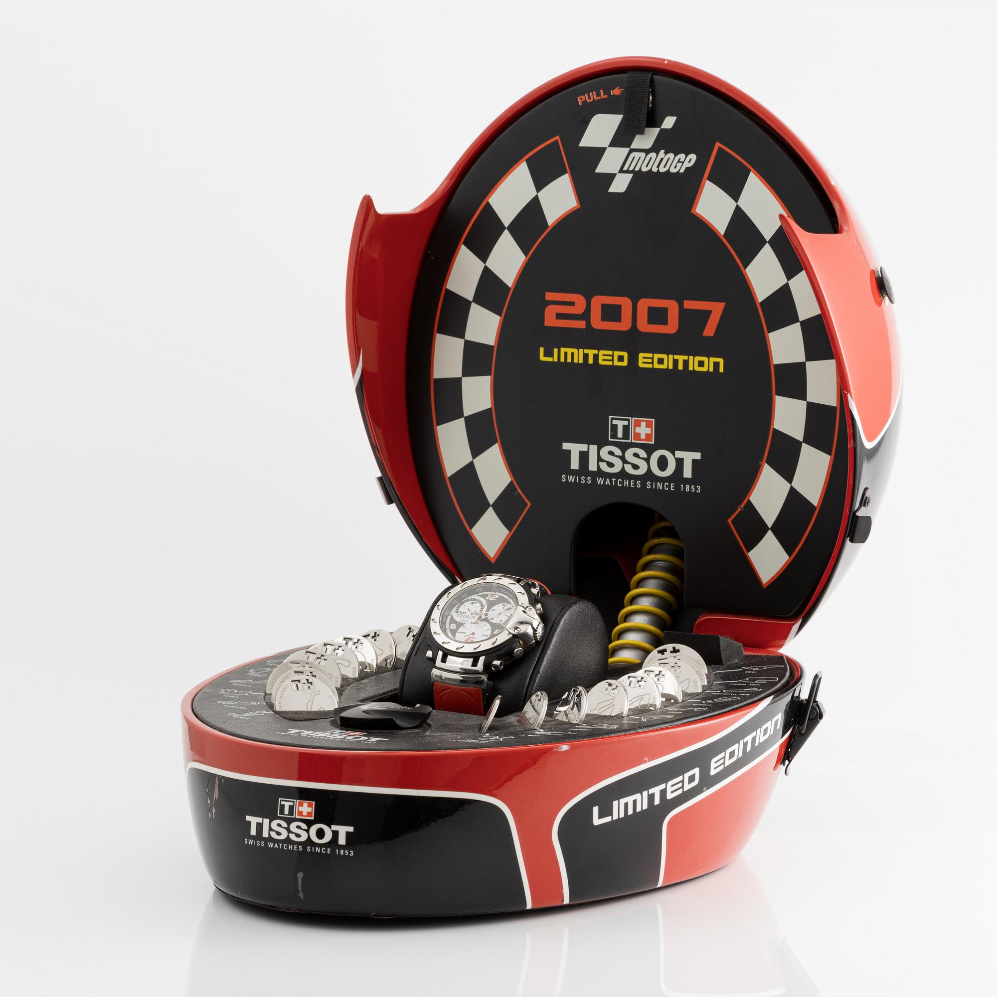 TISSOT, T-Race, Moto GP, chronograph, wristwatch, 42 mm.