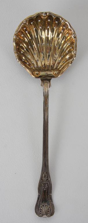 STRÖSKED, silver, "Engelsk snäck" 1888.