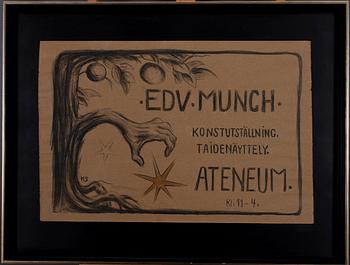 Hugo Simberg, EXHIBITION POSTER - EDVARD MUNCH.