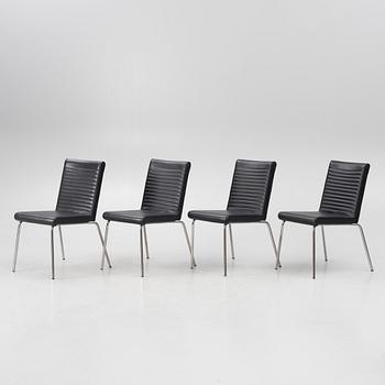 Olle Andersson, four 'Quick' chairs, Offecct.