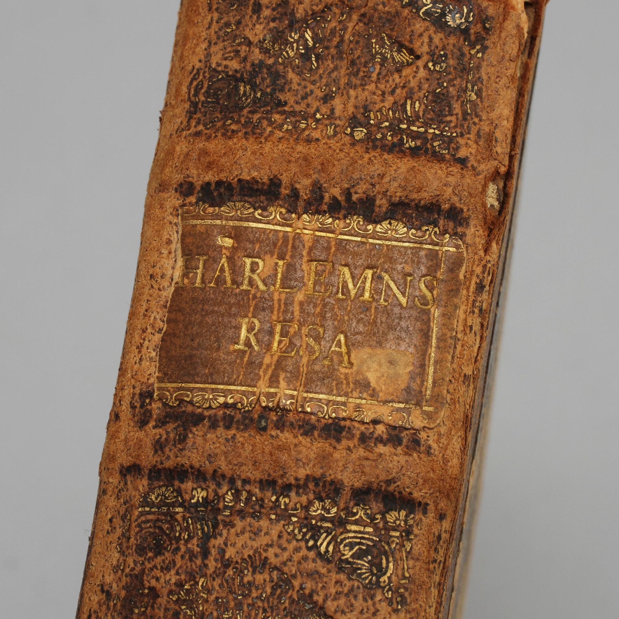 BOK, "En ifrån Stockholm igenom åtskillige Rikets Landskaper gjord Resa", Carl Hårleman, 1749.