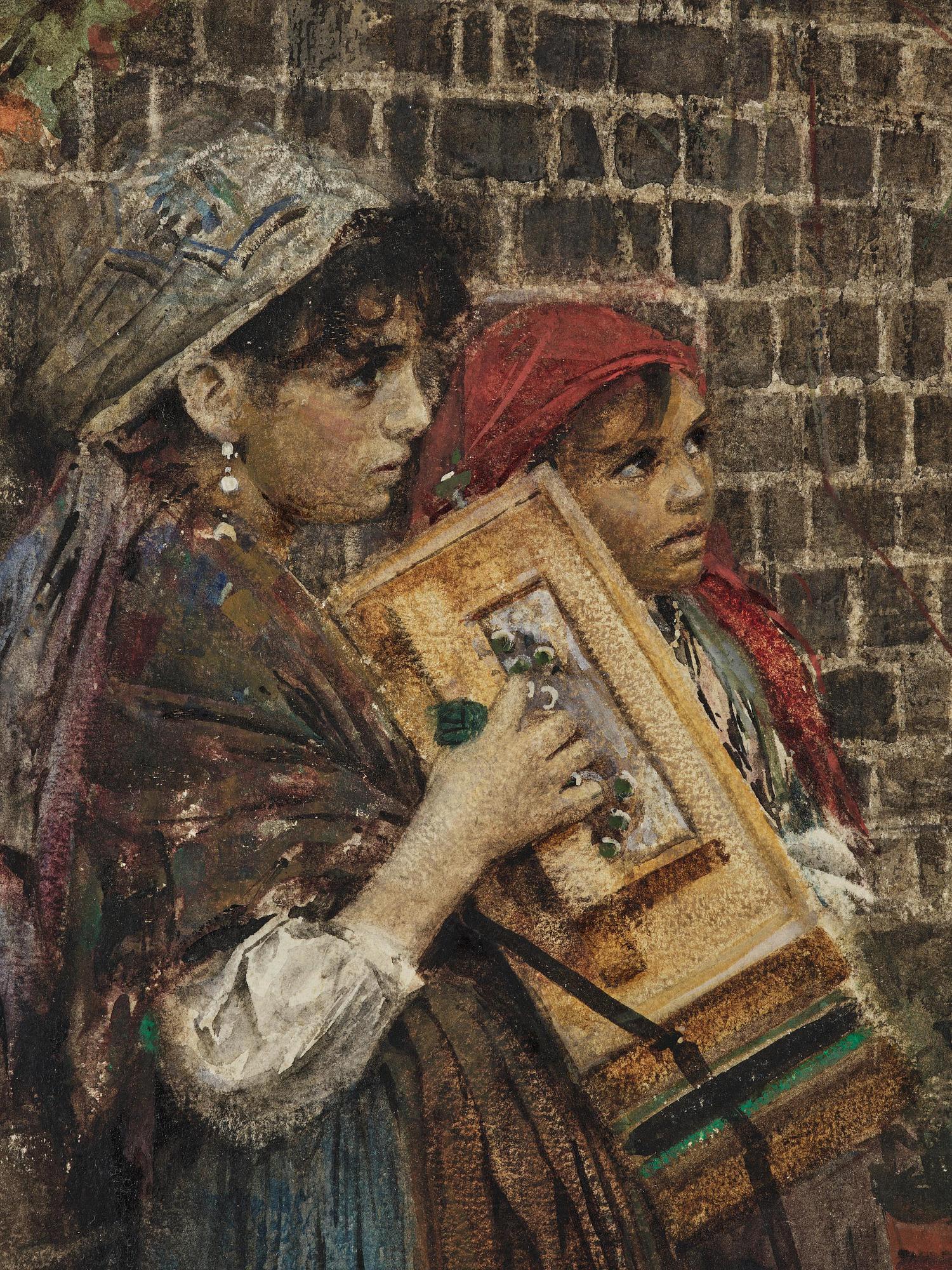 Anders Zorn, "Italienska gatumusikanter".