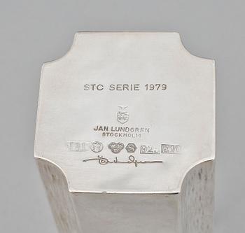 VAS, silver, Jan Lundgren, Stockholm, 1979. Vikt ca. 224g.