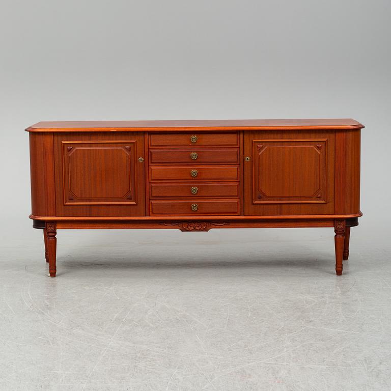 a late 20th Century sideboard.
