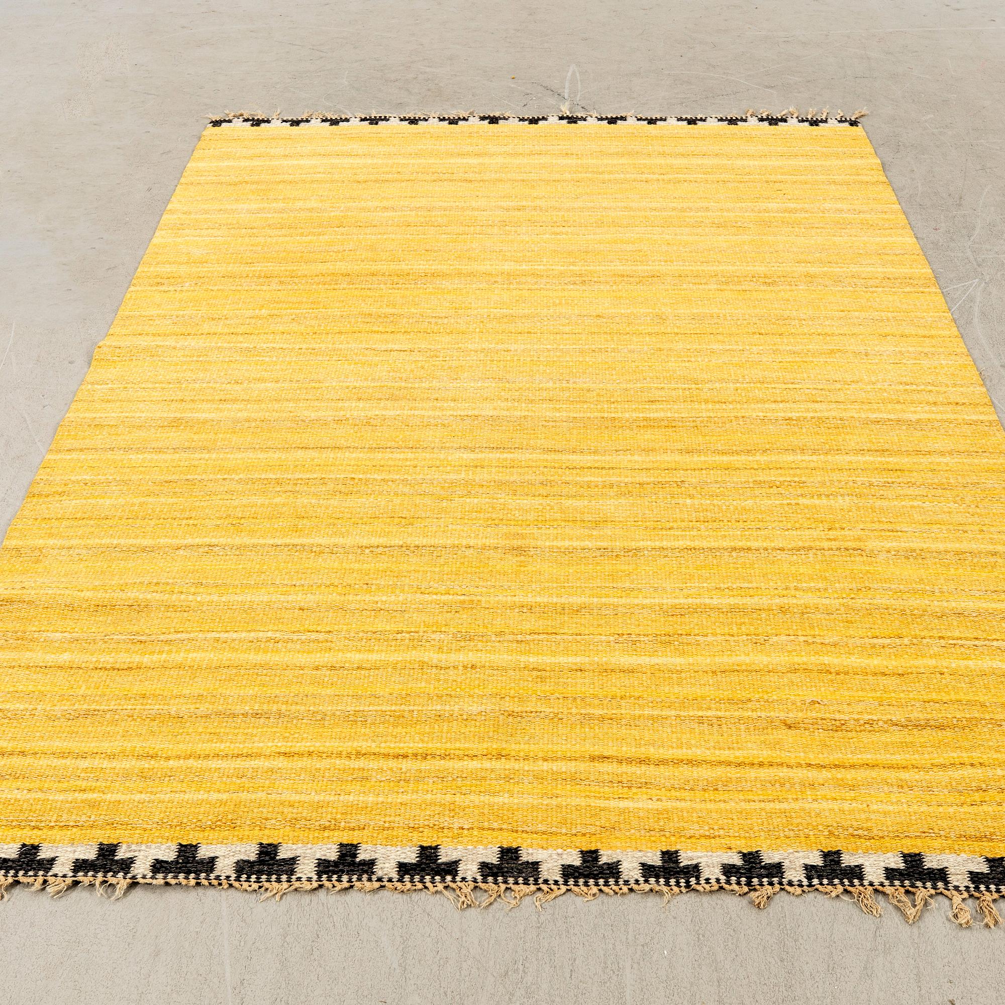 Rakel Carlander, matta, rölakan, ca 242x165 cm.