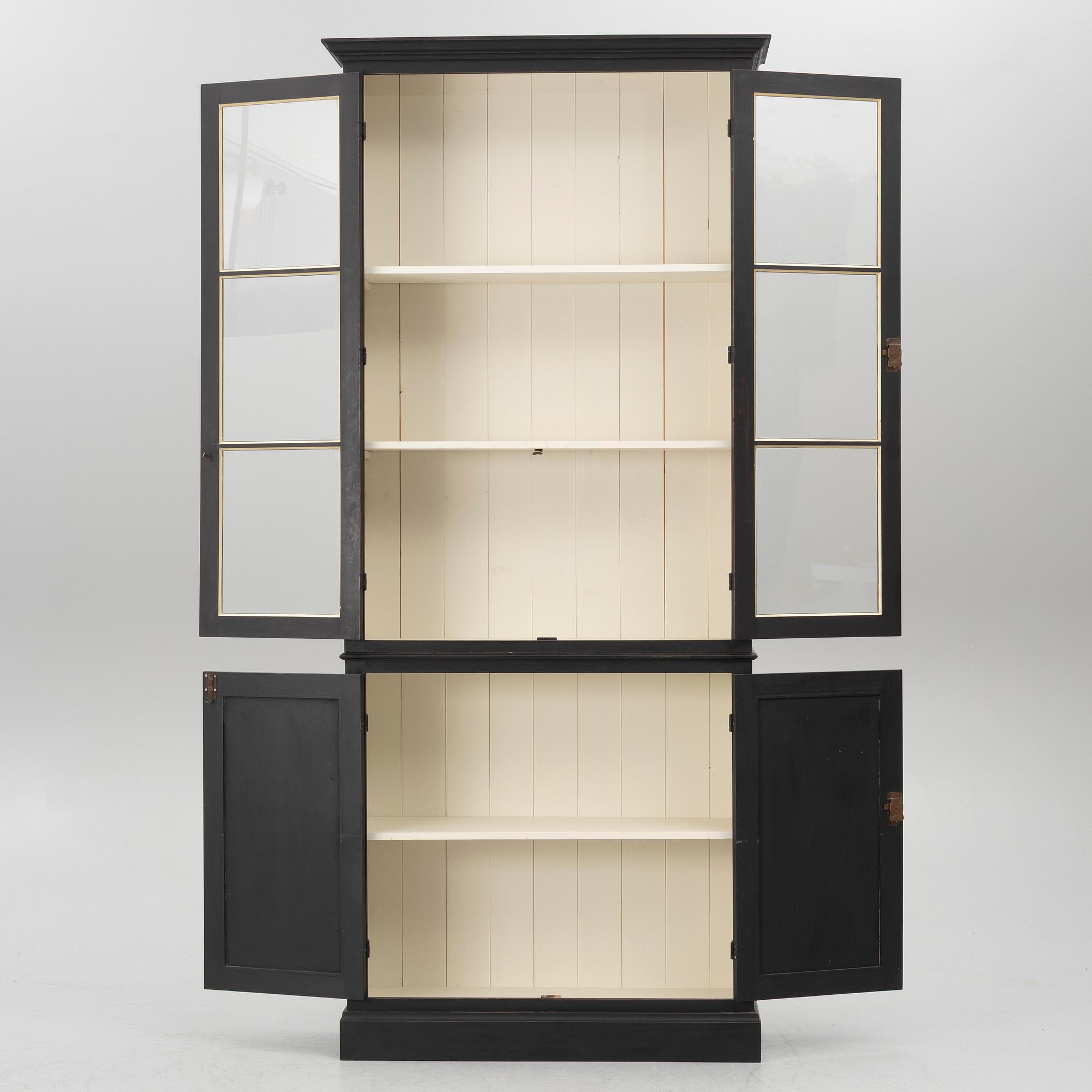 A bookcase, contemporary.