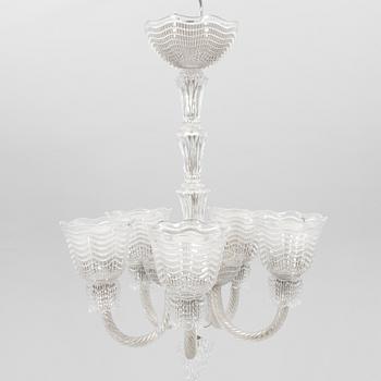Fritz Kurz, ceiling lamp "KD 1000 1" by Orrefors, mid/second half of the 20th century.