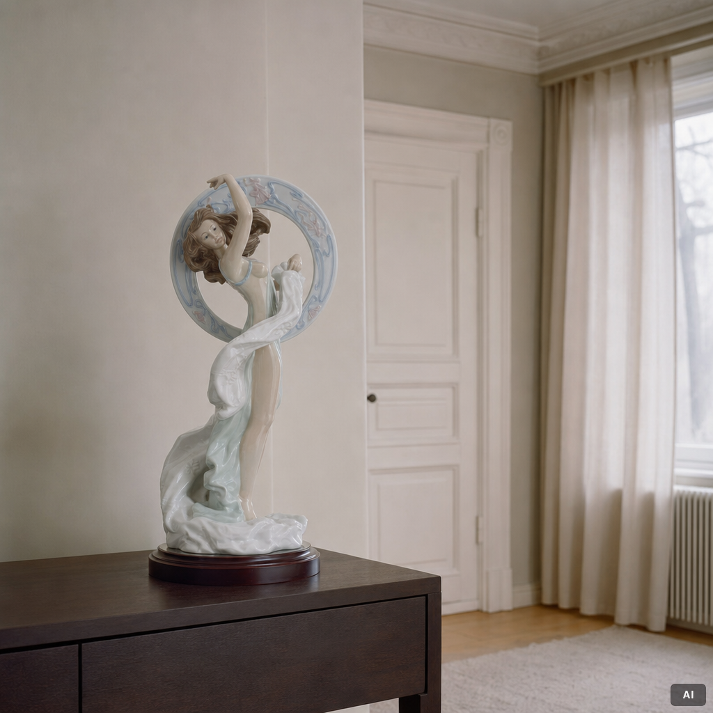 Regino Torrijos, figurine, "Dance", Lladró, Spain.