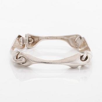 Björn Weckström, a sterling silver 'Armilla' bracelet. Lapponia 1977.