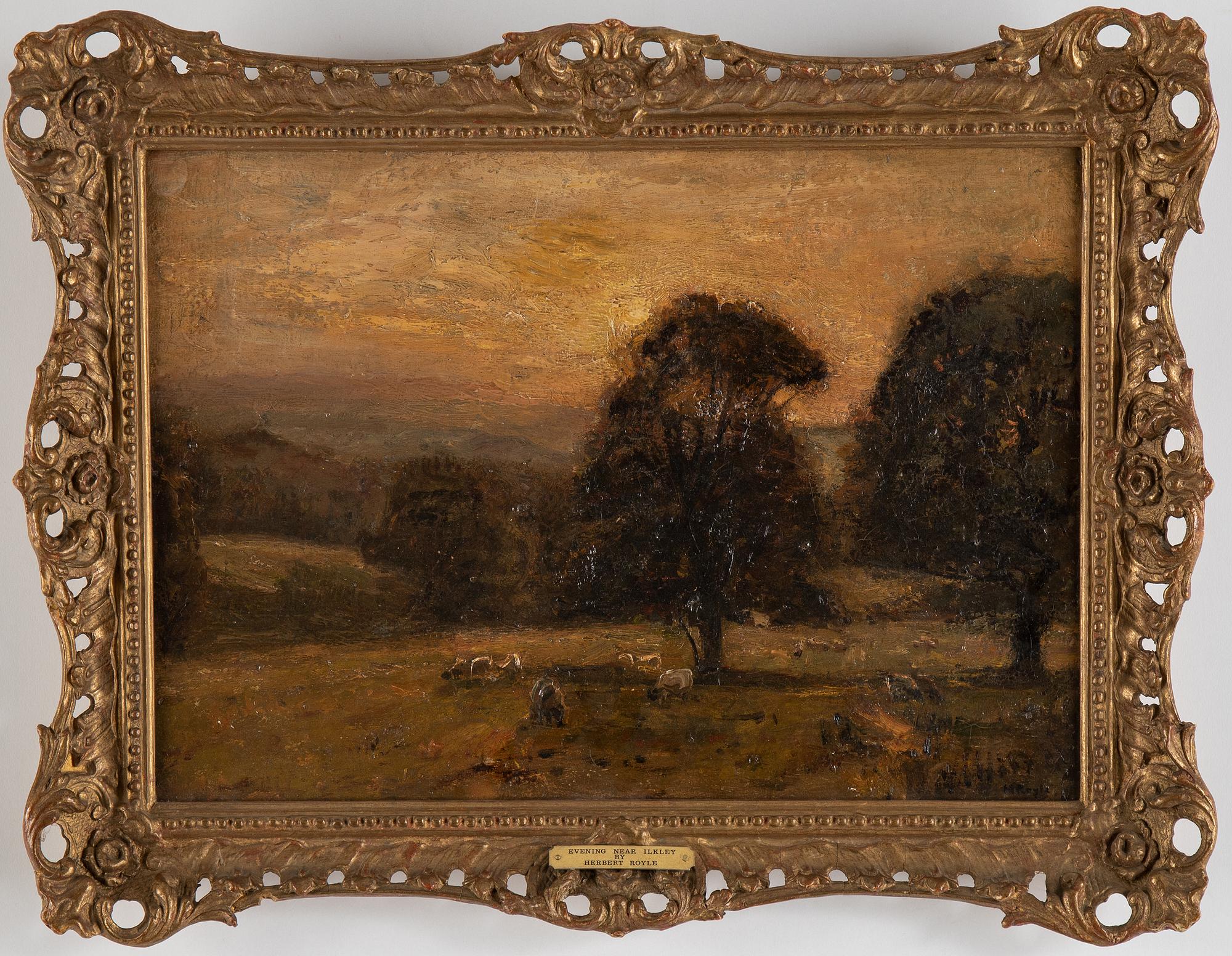 Herbert F. Royle, oil on canvas, signed.