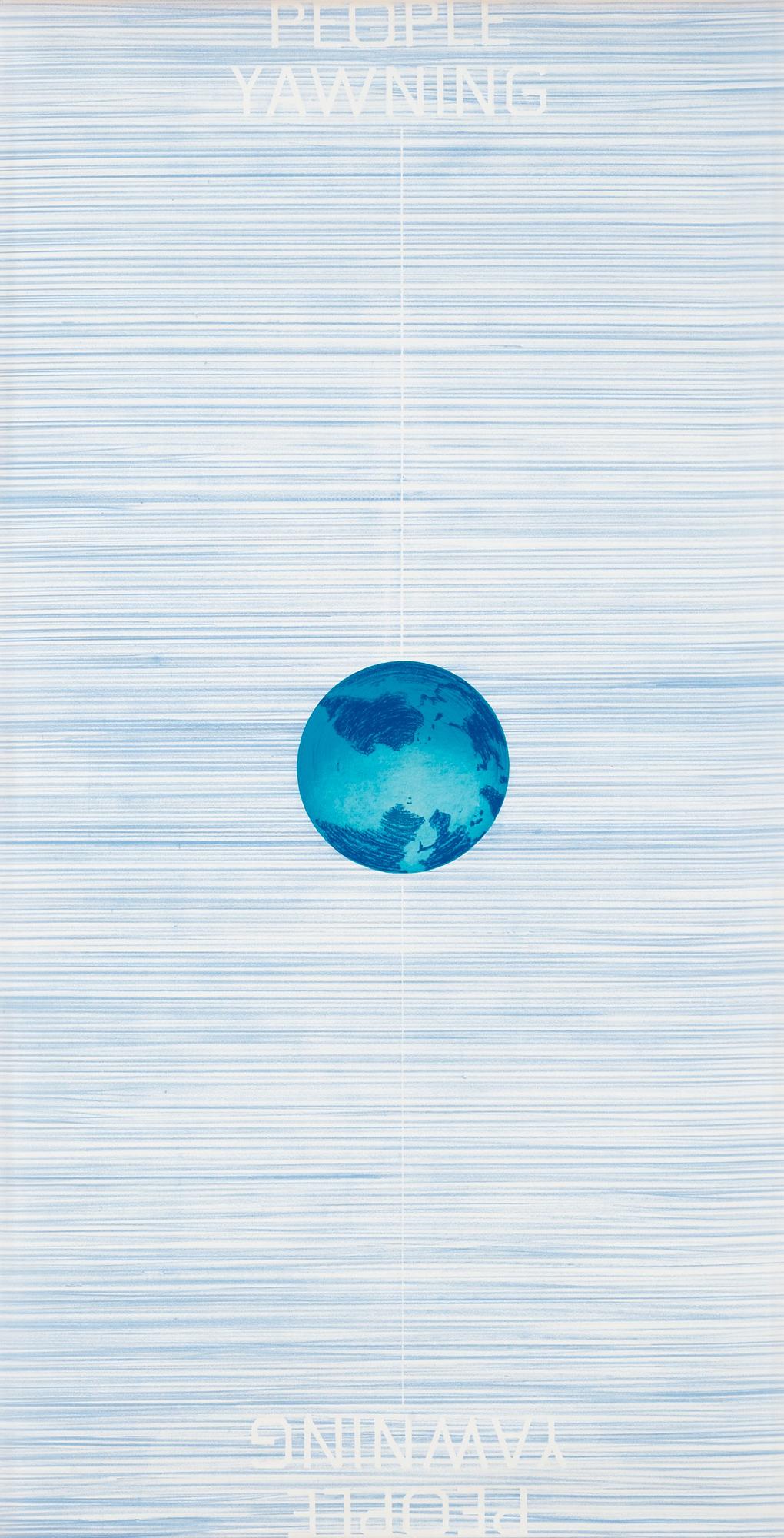Ed Ruscha, "People yawning", from: "World series".
