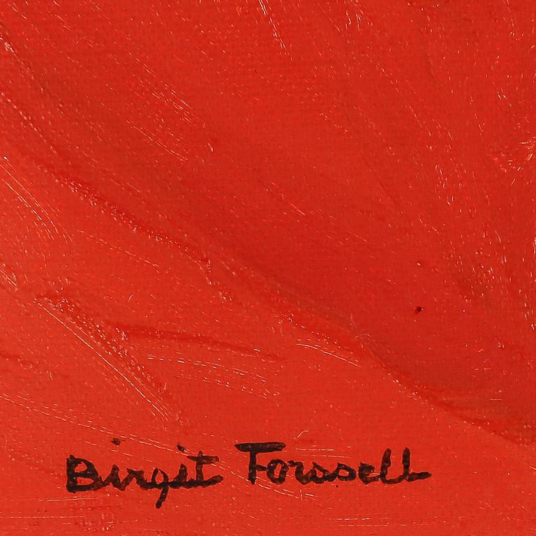 BIRGIT FORSSELL, olja på duk, signerad och daterad 1965.